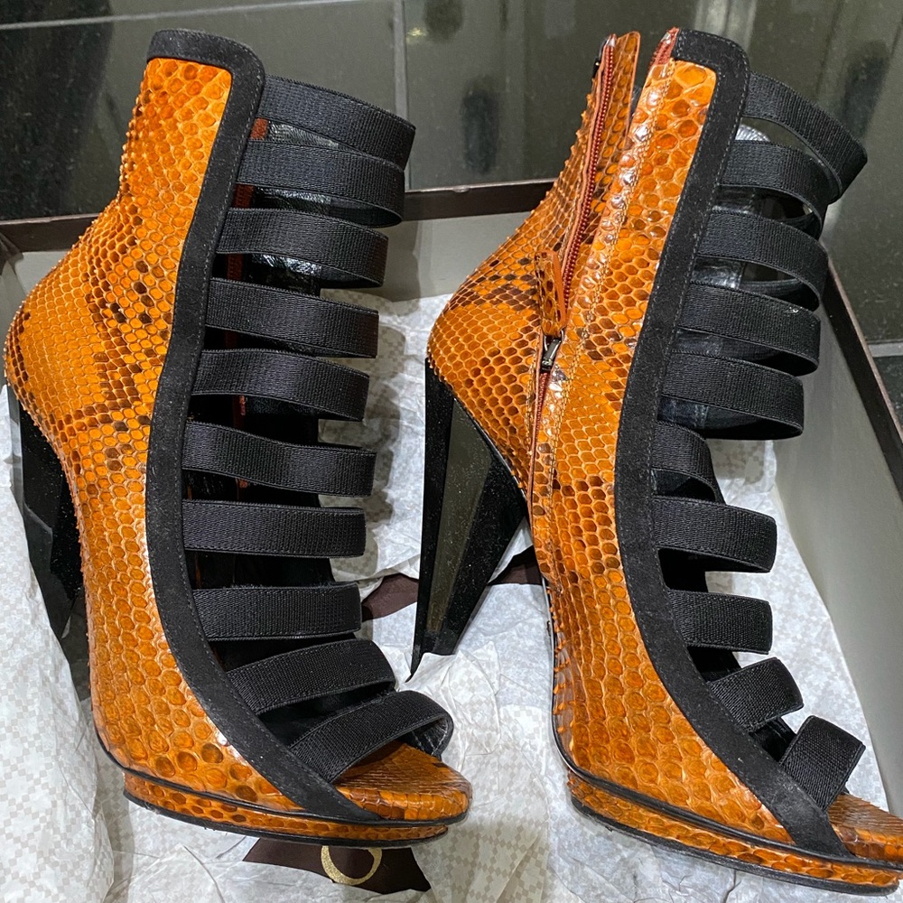 Gucci Gladiator Cage Bootie